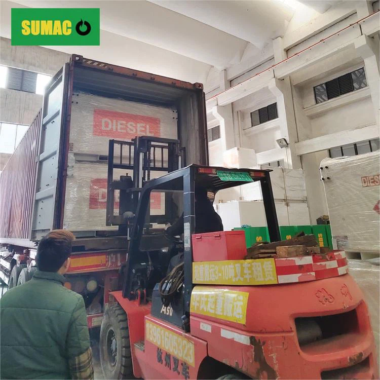 Delivery of diesel tank -